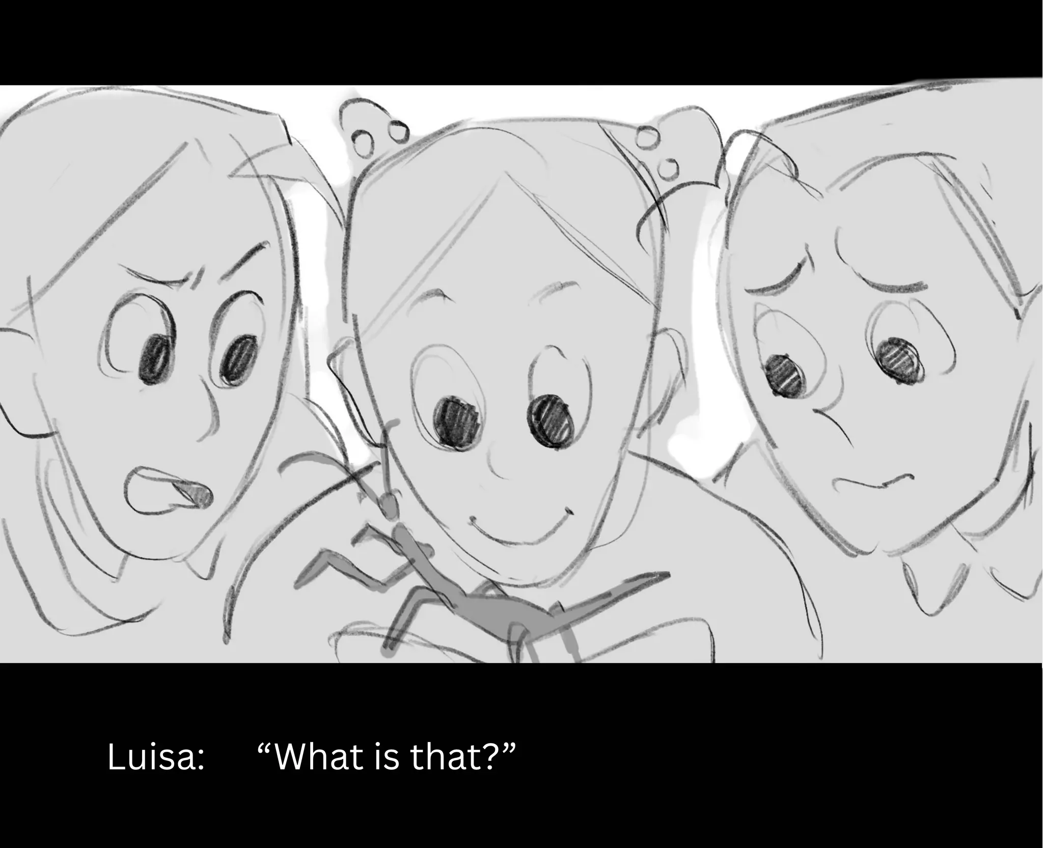 Luisa: “What is that?”
 