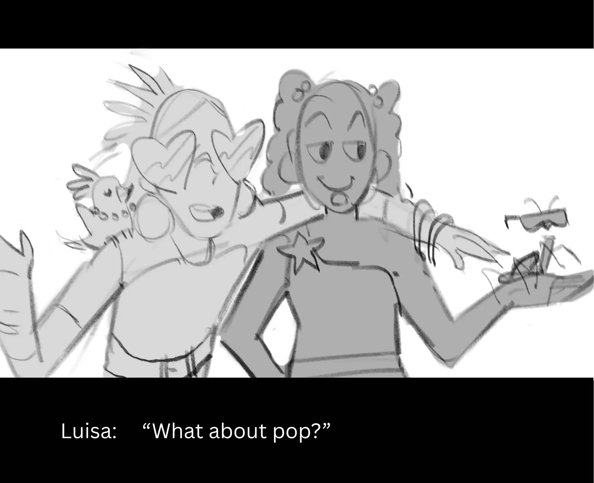 Luisa: “What about pop?”
 