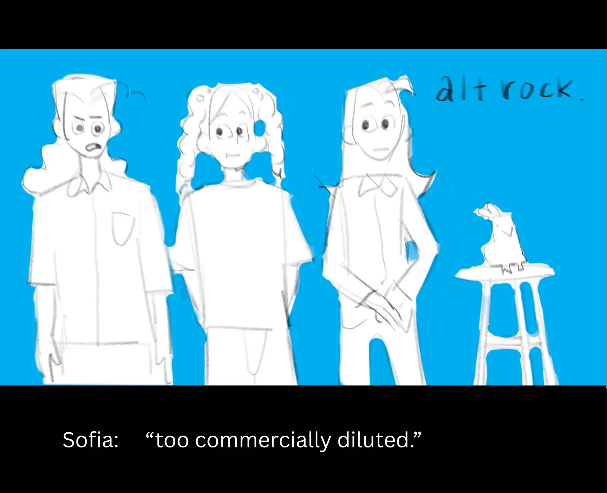 Sofia: “too commercially diluted.”
 