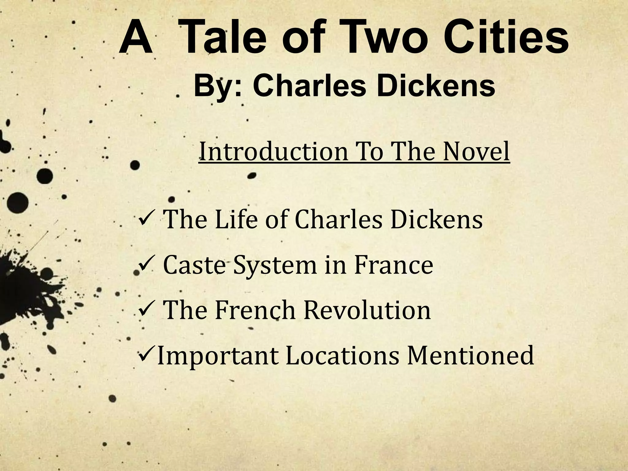 Tale of Two Cities | PPTX