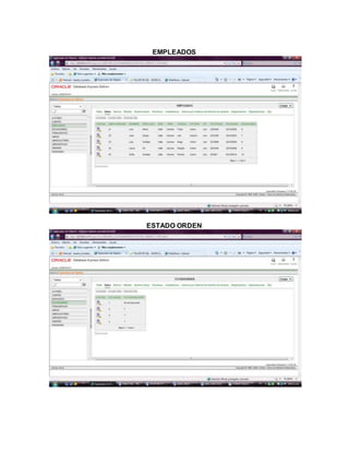 EMPLEADOS
ESTADO ORDEN
 