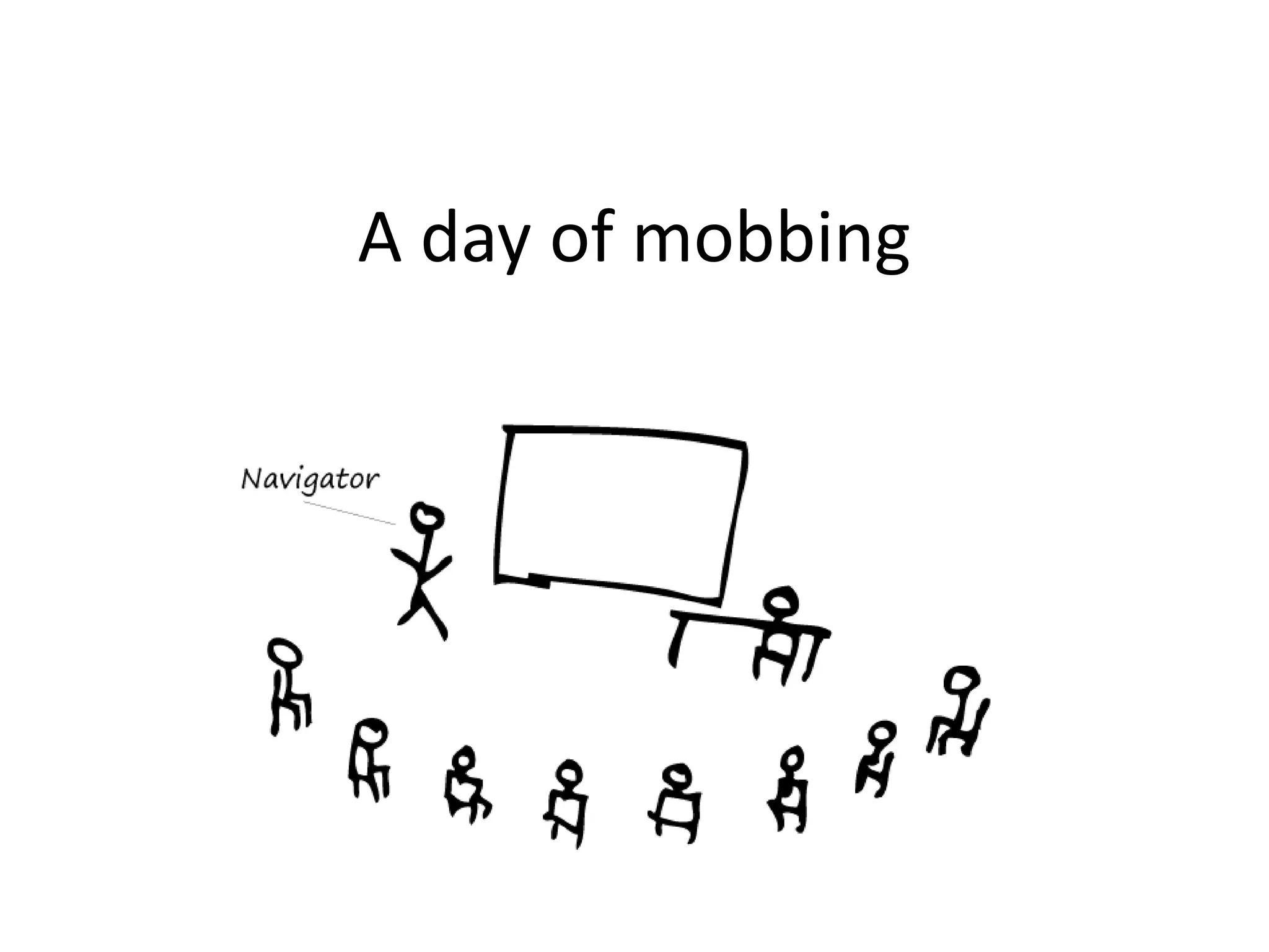 A day of mobbing
 