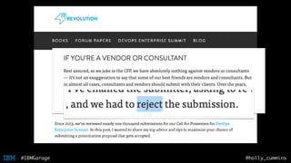 @holly_cummins#IBMGarage
 