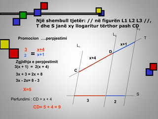 Teoremat E Rrethit TALESI DHE TEOREMA E TALESIT | PPT