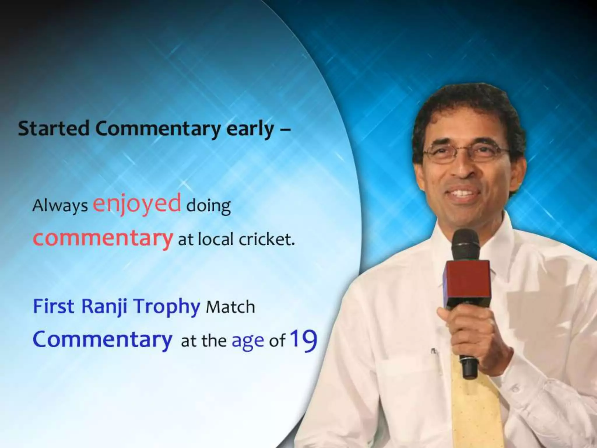 Tales of great careers - Harsha Bhogle