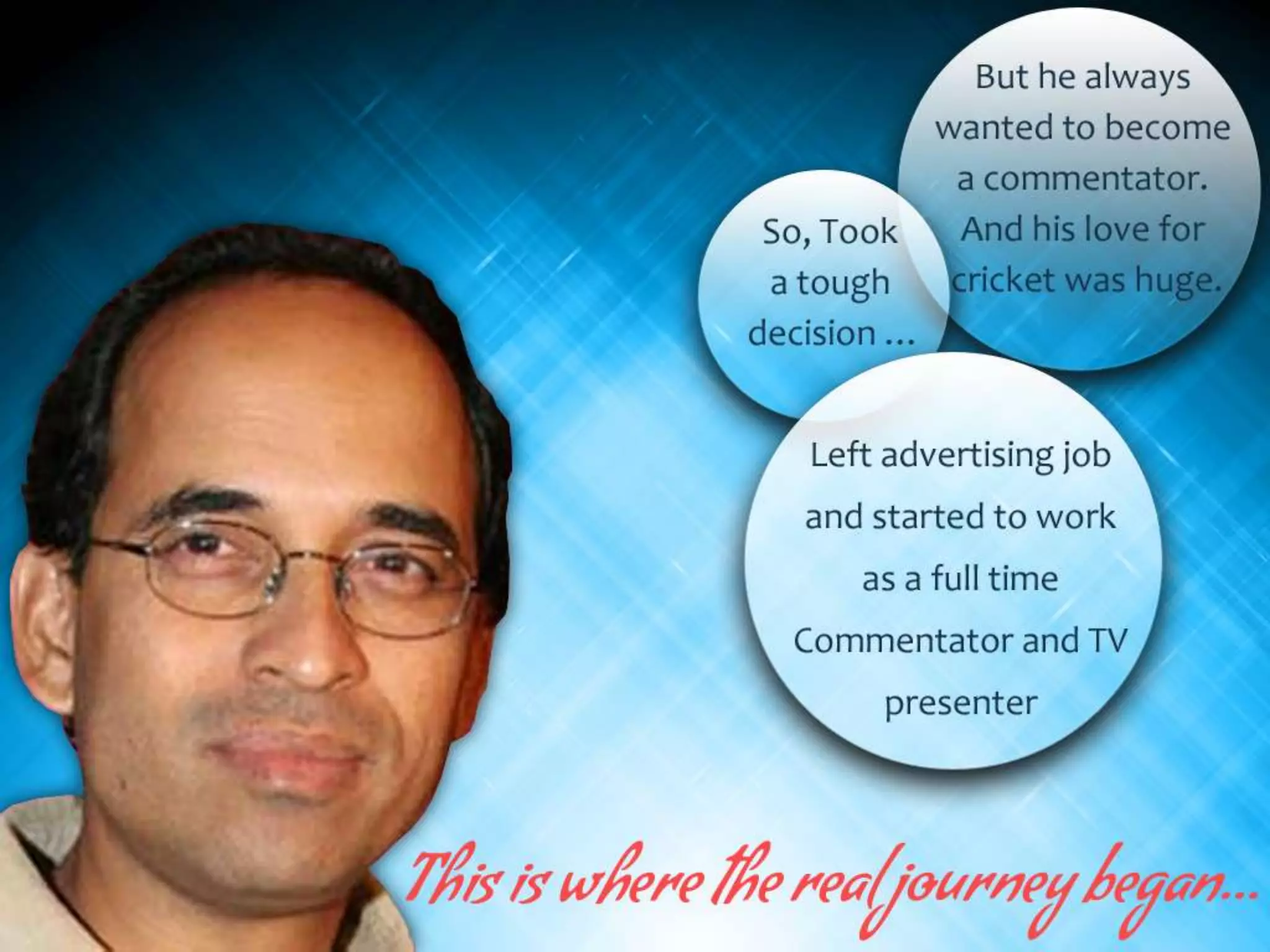 Tales of great careers - Harsha Bhogle