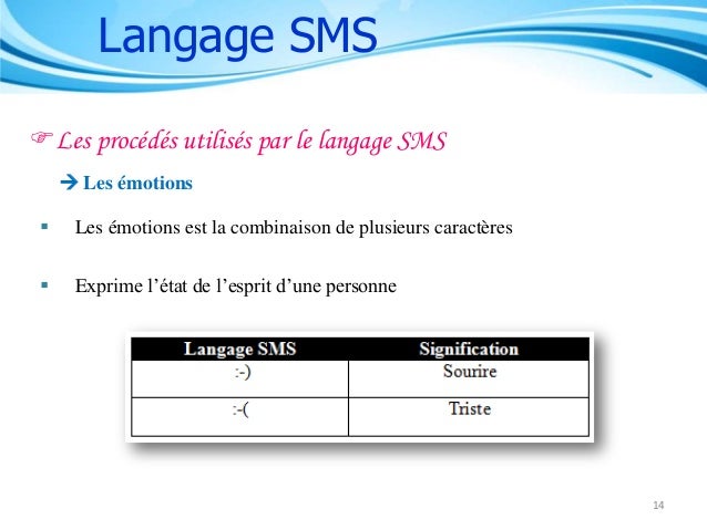 Traduction Des Sms