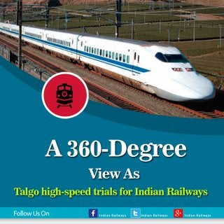 High Speed Talgo Train Trial In India