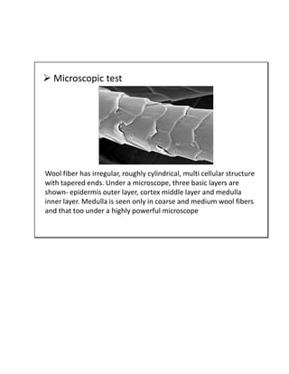 Properties of Natural and Man made fibers | DOCX