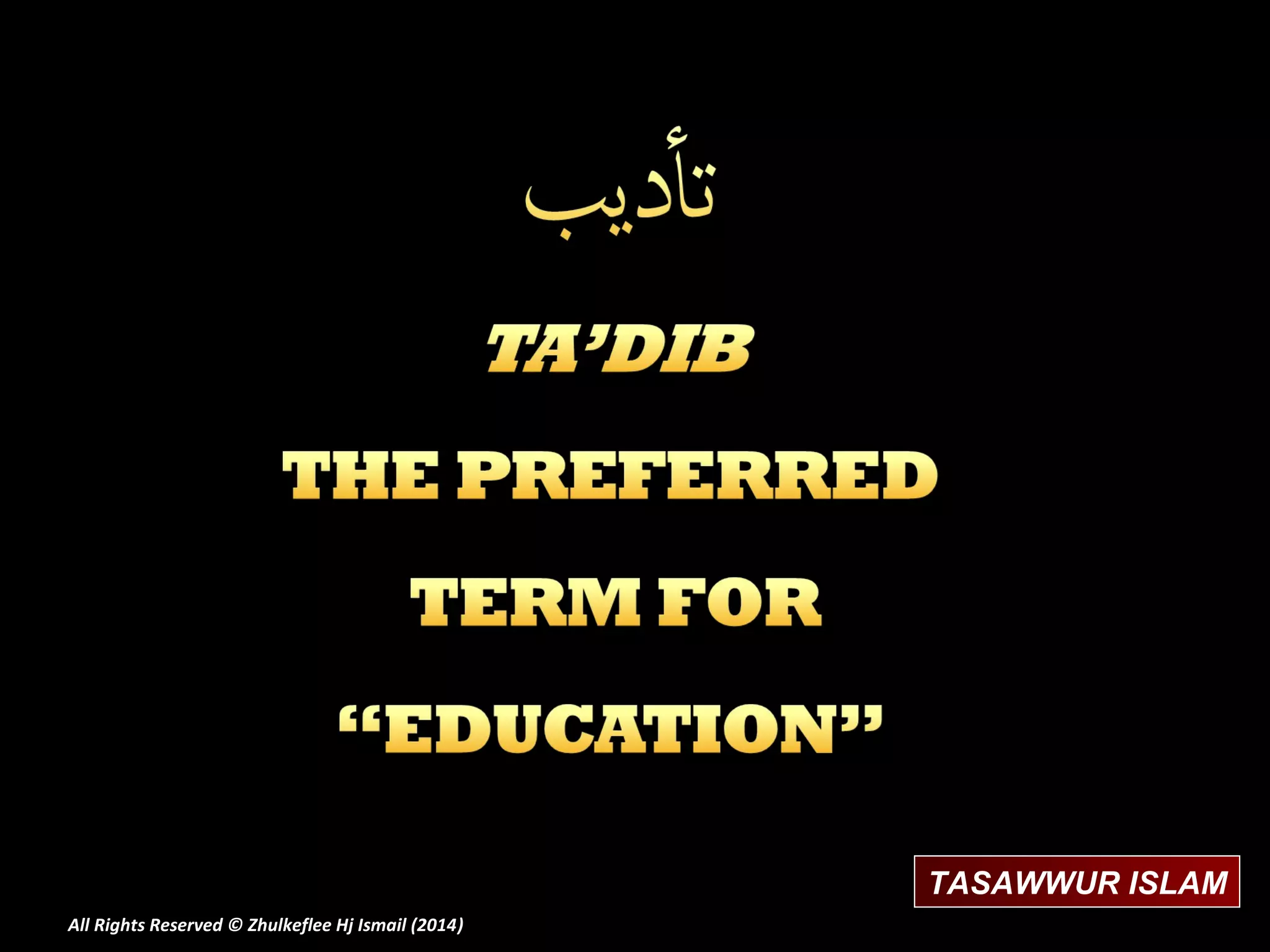 TASAWWUR ISLAM
All Rights Reserved © Zhulkeflee Hj Ismail (2014)
)

 