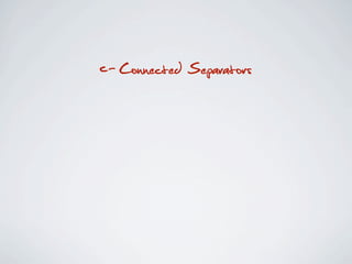 c - Connected Separators
 