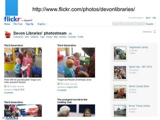 http://www.flickr.com/photos/devonlibraries/ 