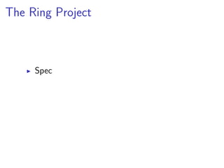 The Ring Project



     Spec
 