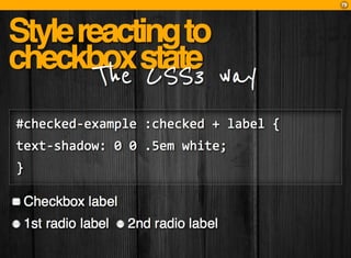 CSS3: A practical introduction (FT2010 talk)