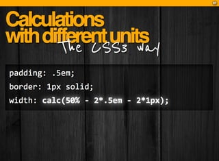 CSS3: A practical introduction (FT2010 talk)