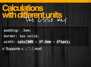 CSS3: A practical introduction (FT2010 talk)
