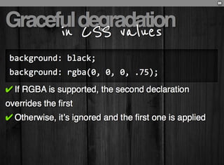 CSS3: A practical introduction (FT2010 talk)