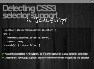 CSS3: A practical introduction (FT2010 talk)