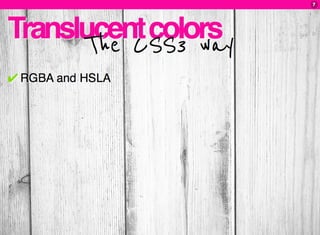 CSS3: A practical introduction (FT2010 talk)