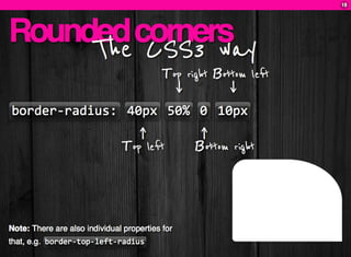 CSS3: A practical introduction (FT2010 talk)