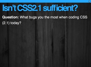 CSS3: A practical introduction (FT2010 talk)