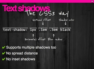 CSS3: A practical introduction (FT2010 talk)