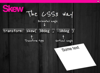 CSS3: A practical introduction (FT2010 talk)