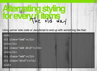 CSS3: A practical introduction (FT2010 talk)