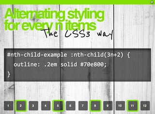CSS3: A practical introduction (FT2010 talk)