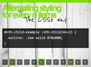CSS3: A practical introduction (FT2010 talk)