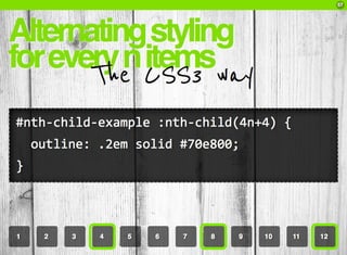 CSS3: A practical introduction (FT2010 talk)