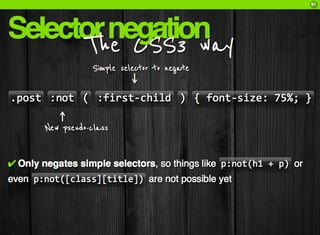 CSS3: A practical introduction (FT2010 talk)