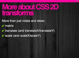 CSS3: A practical introduction (FT2010 talk)