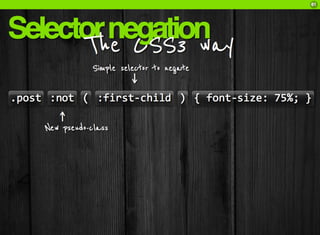 CSS3: A practical introduction (FT2010 talk)