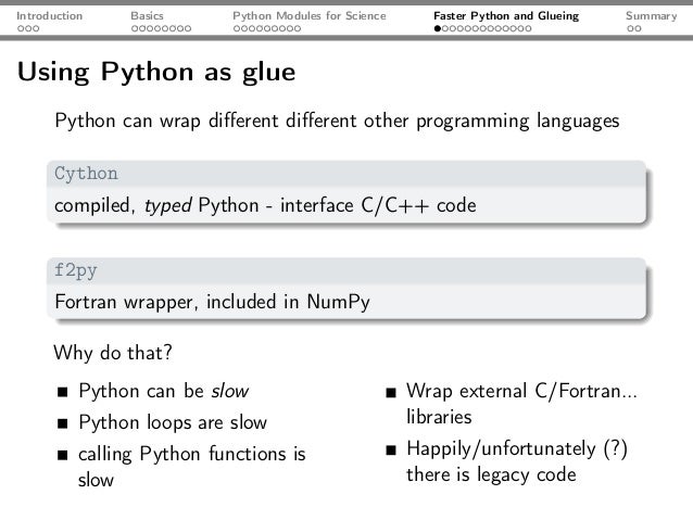 Python For Scientists
