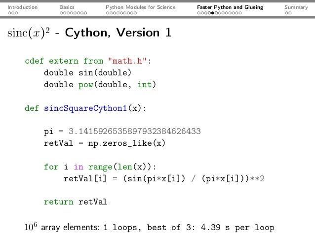 Python For Scientists