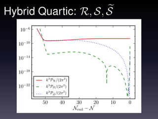 Hybrid Quartic: R, S, S
   10−6

   10−10

   10−14

   10−18
            k3 PR /(2π 2 )
   10−22    k3 PS /(2π 2 )
            k3 PS /(2π 2 )

           50        40       30     20   10   0
                             Nend − N
 