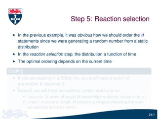 Speeding up the Gillespie algorithm | PDF