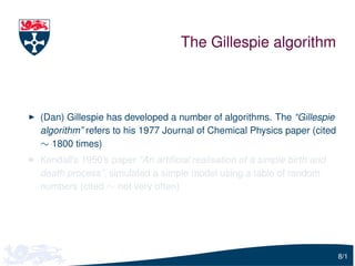 Speeding up the Gillespie algorithm | PDF