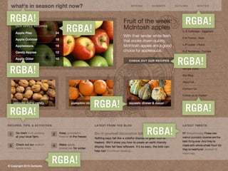 RGBA!                              RGBA!
          RGBA!


                                  RGBA!
RGBA!


                  RGBA!            RGBA!
RGBA!
                          RGBA!

        RGBA!
 