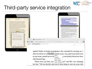 Third-party service integration
 
