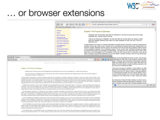 … or browser extensions
 