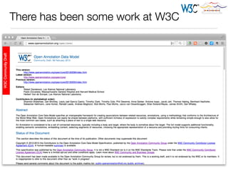 There has been some work at W3C
 
