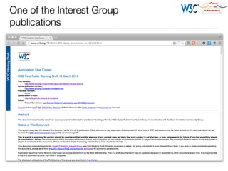 One of the Interest Group
publications
 