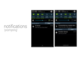 notifications 
'prompting' 
 