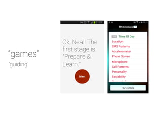 “games” 
'guiding' 
 