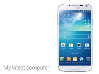 M y latest computer . 
 