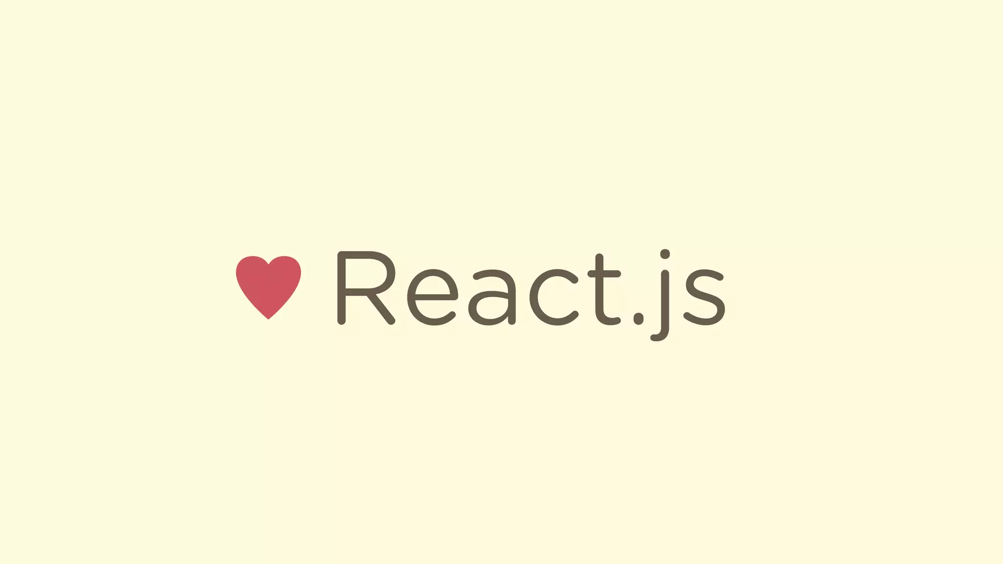 React.js♥
 
