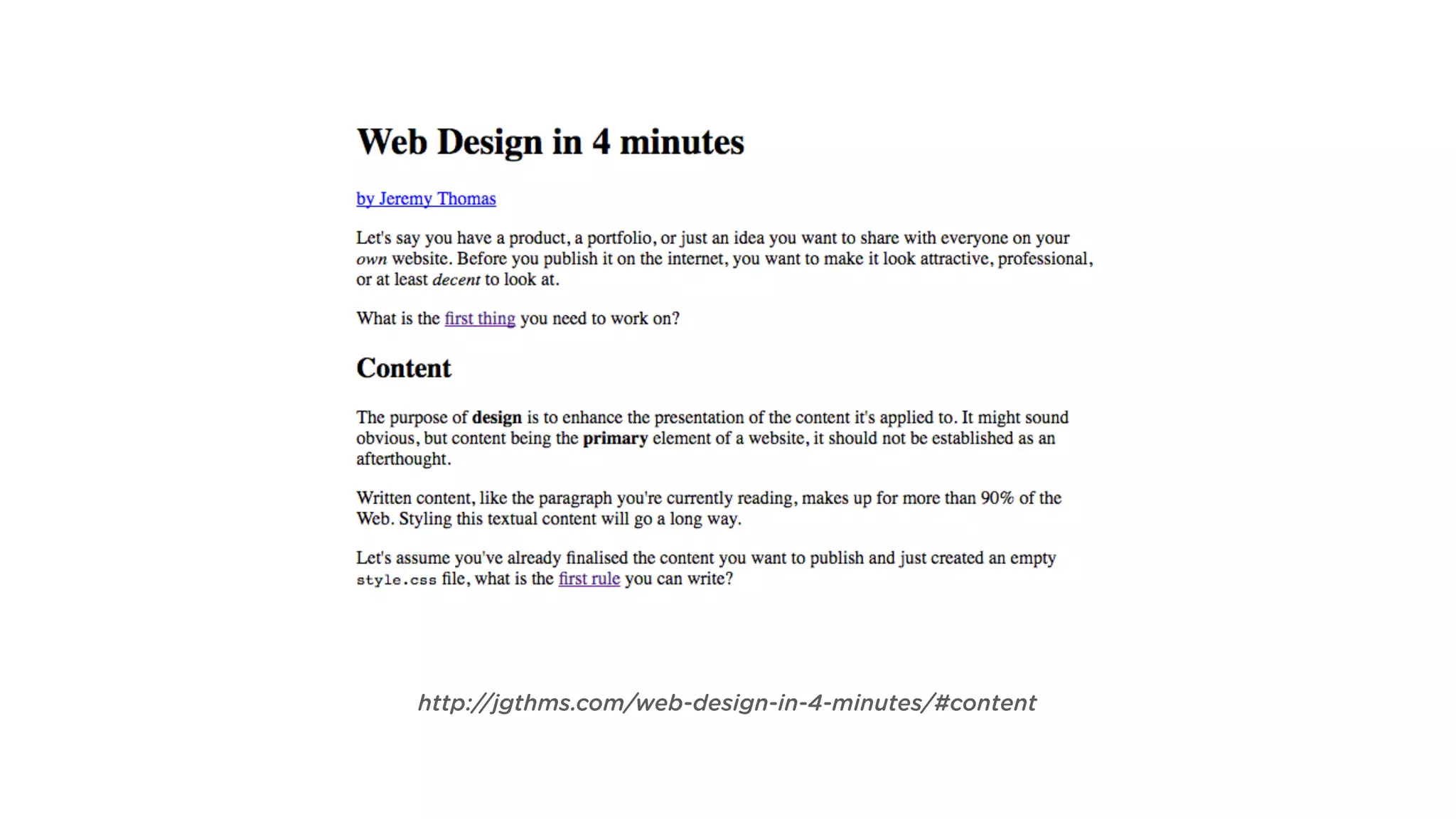 http://jgthms.com/web-design-in-4-minutes/#content
 