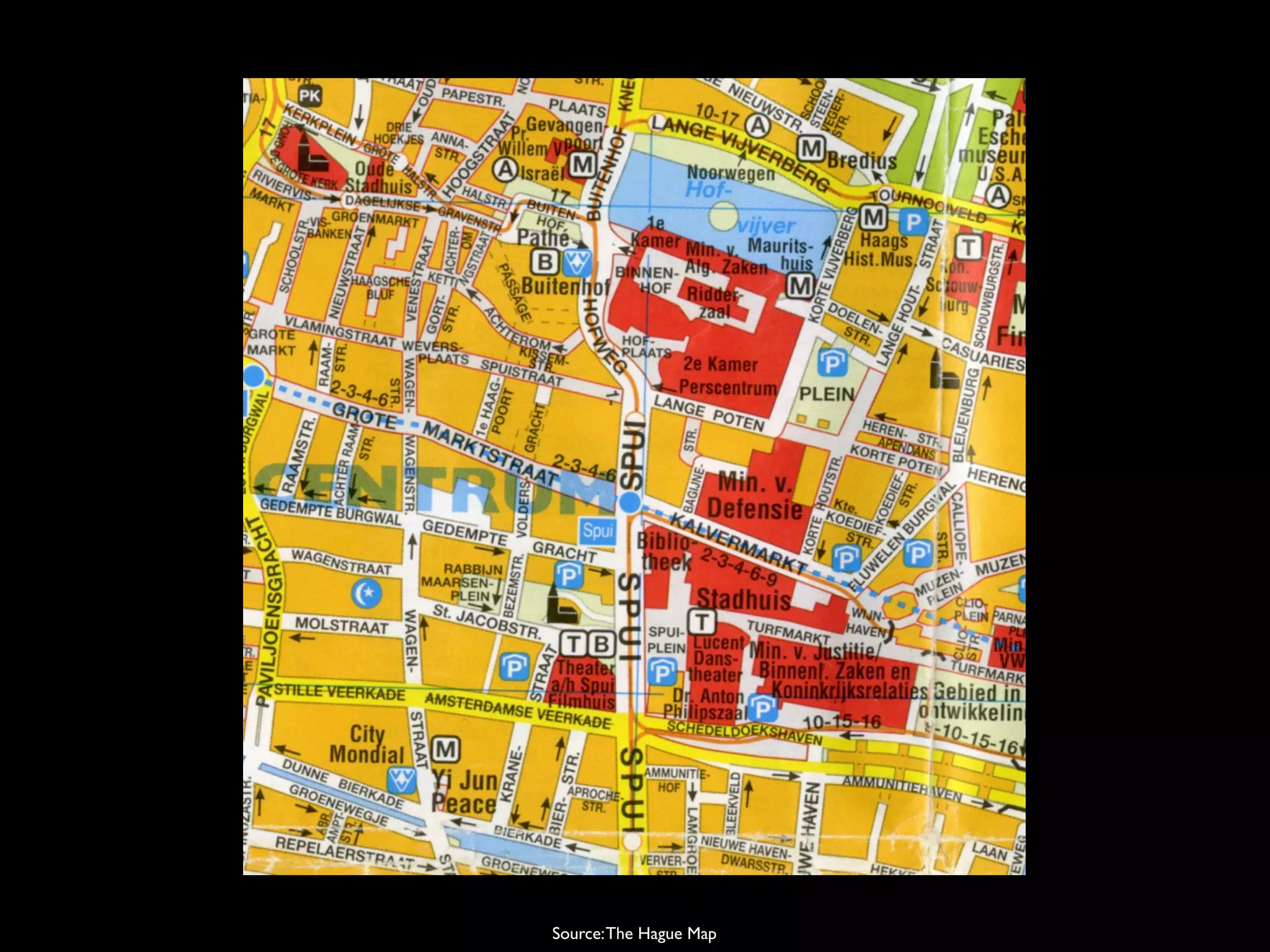 Source: The Hague Map
 